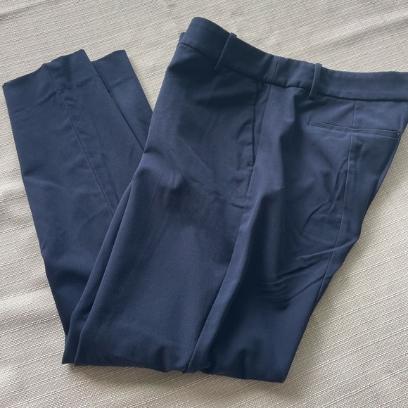 Women's Navy J.Crew Ruby Chino Dress Pants - Sz. 12 - Picture 1 of 3
